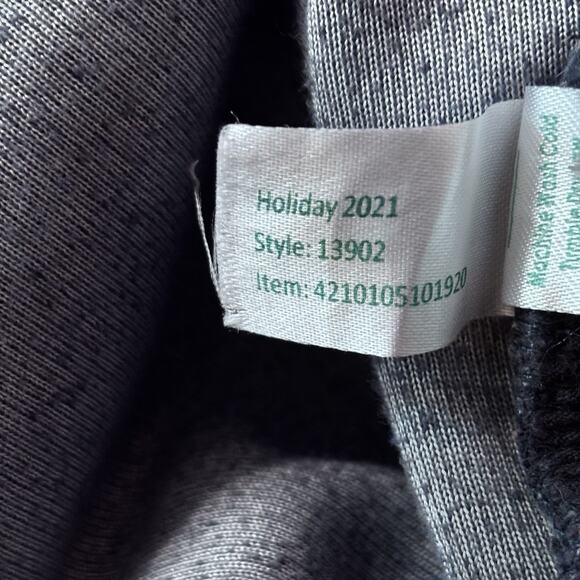 Marine Layer Pants Womens Blue Velour Open Hem Lounge Side Stripe XL Comfy Relax - Picture 6 of 6